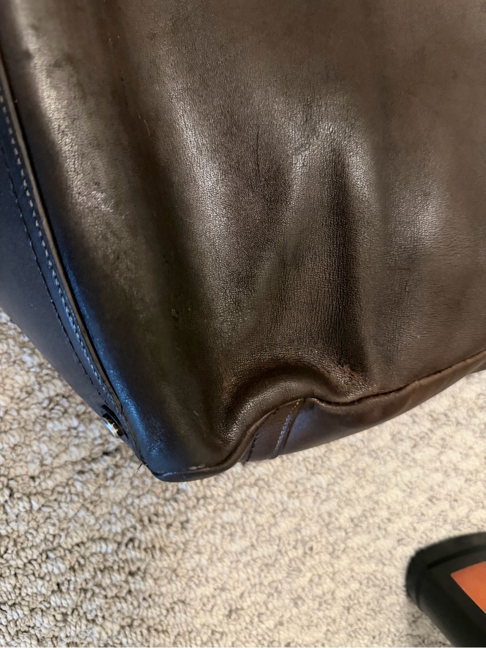 COACH Leather Messenger Bag - Brown - Picture 5 of 12